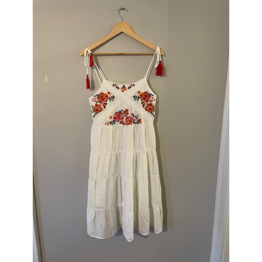 Savanna Jane Embroidered Tiered Floral Sundress